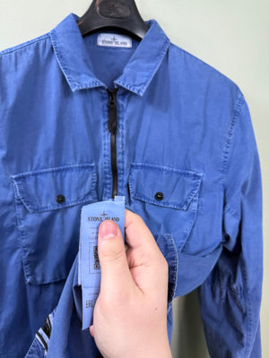 Stone Island Blue Overshirt