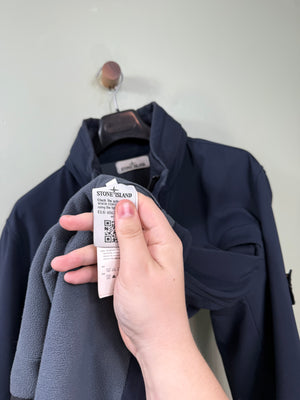 Stone Island Navy Soft Shell Jacket