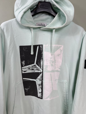 Stone Island Baby Blue Hoodie
