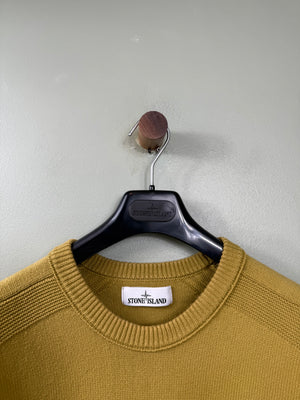 Stone Island Yellow Knit Jumper