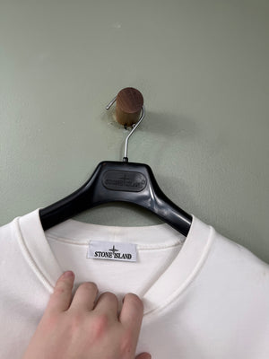 Stone Island White Jumper