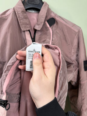 Stone Island Rose Quartz Nylon Metal Overshirt