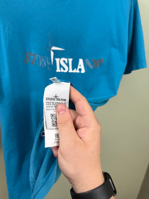 Stone Island Aqua Blue T-Shirt