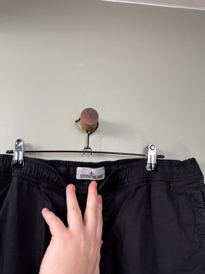 Stone Island Black RE-T Cargo Bottoms