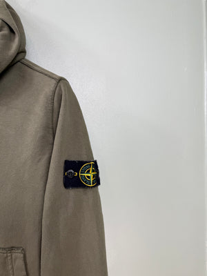 Stone Island Khaki Hoodie