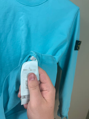 Stone Island Aqua Blue Jumper