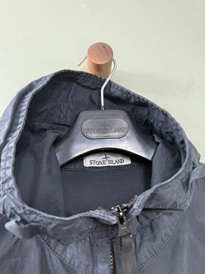 Stone Island Navy Stretched Cotton Twill Jacket