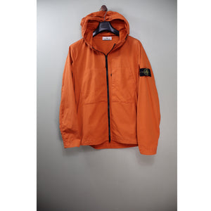 Stone Island Orange Supima Cotton Twill Jacket