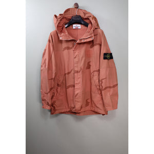Stone Island x Supreme Orange Brushed Cotton Camo OVD Jacket