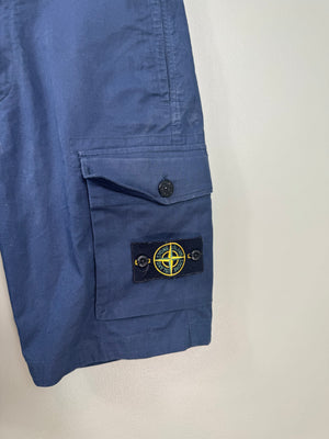 Stone Island Navy RE Cargo Shorts
