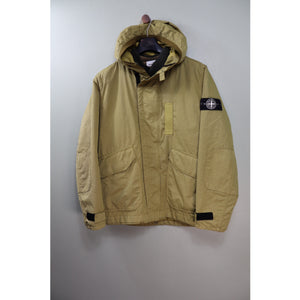 Stone Island Yellow Reflective Weave Ripstop Jacket