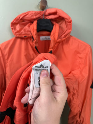 Stone Island Orange Crinkle Reps Jacket