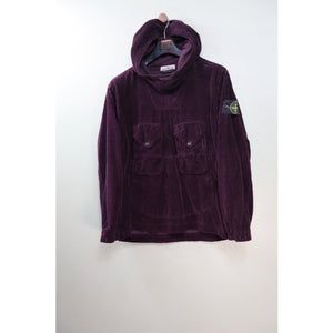 Stone Island Maroon Corduroy Smock
