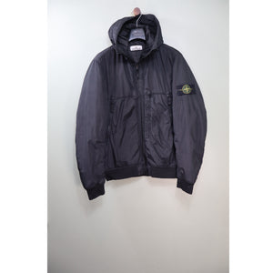 Stone Island Black Crinkle Reps Jacket