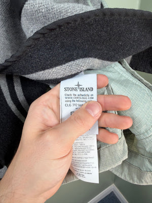 Stone Island Light Grey Reflective Weave Jacket