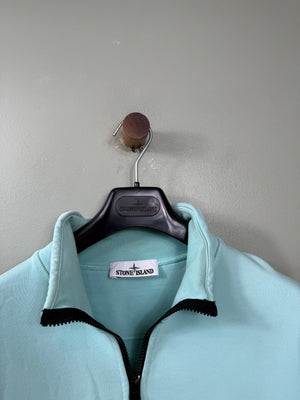 Stone Island Baby Blue 1/4 Zip Jumper