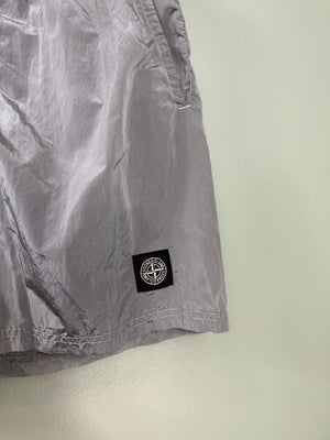 Stone Island Grey Nylon Metal Swim Shorts