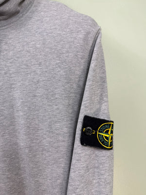 Stone Island Grey 1/4 Zip Jumper