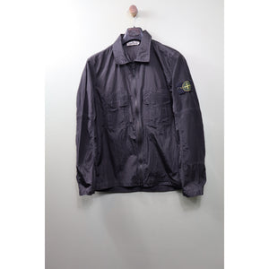 Stone Island Black Nylon Metal Overshirt