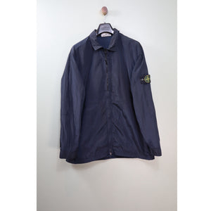 Stone Island Navy Nylon Metal Overshirt