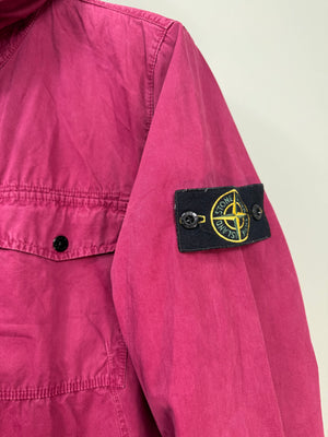 Stone Island Cherry Hooded Overshirt