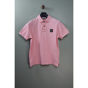 Stone Island Pink Polo Shirt