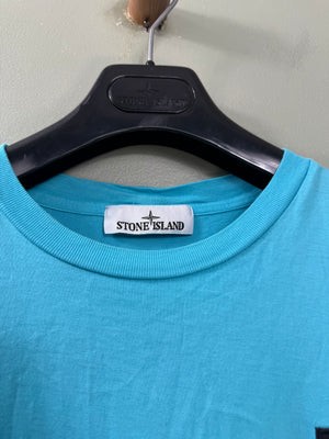 Stone Island Aqua Blue T-Shirt