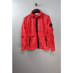 Stone Island Red Lamy Velour Jacket