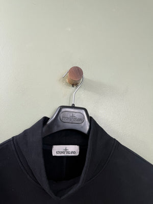Stone Island Black Mock Neck Jumper