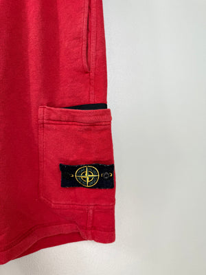Stone Island Red Shorts