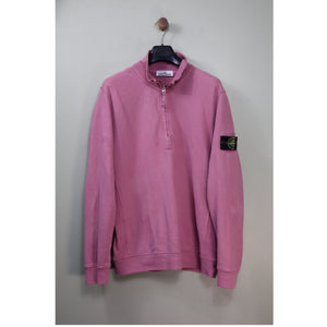 Stone Island Pink 1/4 Zip Jumper