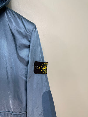 Stone Island Blue Nylon Raso Smock
