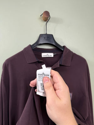 Stone Island Burgundy Regular Fit Polo