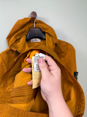 Stone Island Orange Nylon Flock Jacket