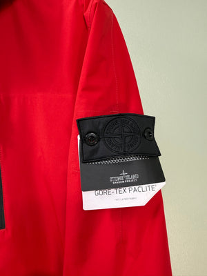 Stone Island Red Gore-Tex Paclite Jacket