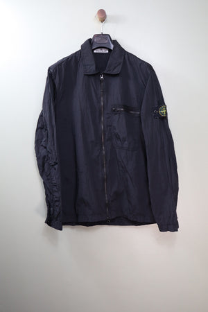 Stone Island Black Nylon Metal Overshirt