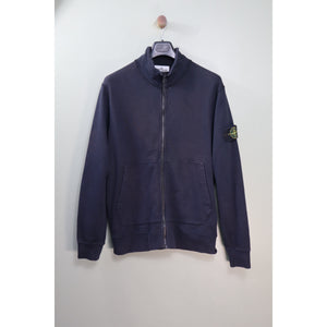 Stone Island Navy Zipped Jumper
