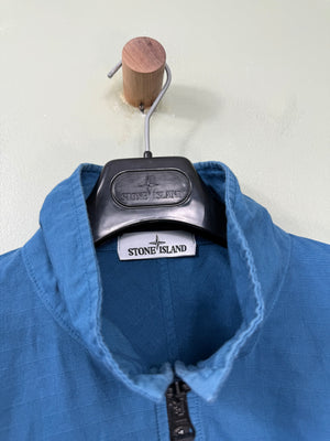 Stone Island Blue Smock Overshirt