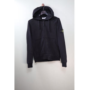 Stone Island Black Zipped Hoodie