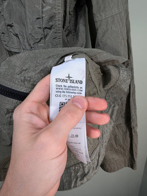 Stone Island Green Nylon Metal Overshirt