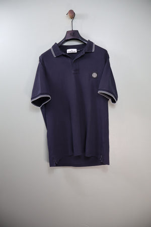 Stone Island Navy Slim Fit Polo
