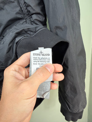 Stone Island Black Crinkle Reps Jacket