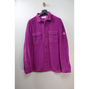 Stone Island Purple Corduroy Overshirt