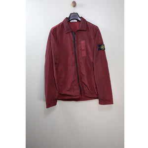 Stone Island Burgundy Nylon Metal Overshirt