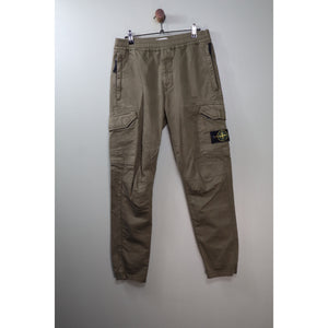 Stone Island Khaki RE-T Cargo Bottoms