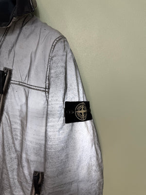 Stone Island Grey Liquid Reflective Jacket