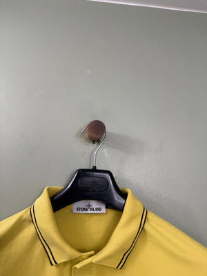 Stone Island Yellow Slim Fit Polo