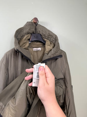 Stone Island Khaki Crinkle Reps Jacket