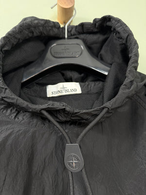 Stone Island Black Nylon Metal Smock Overshirt