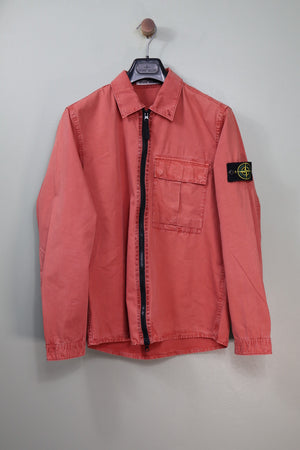 Stone Island Brick Red Overshirt